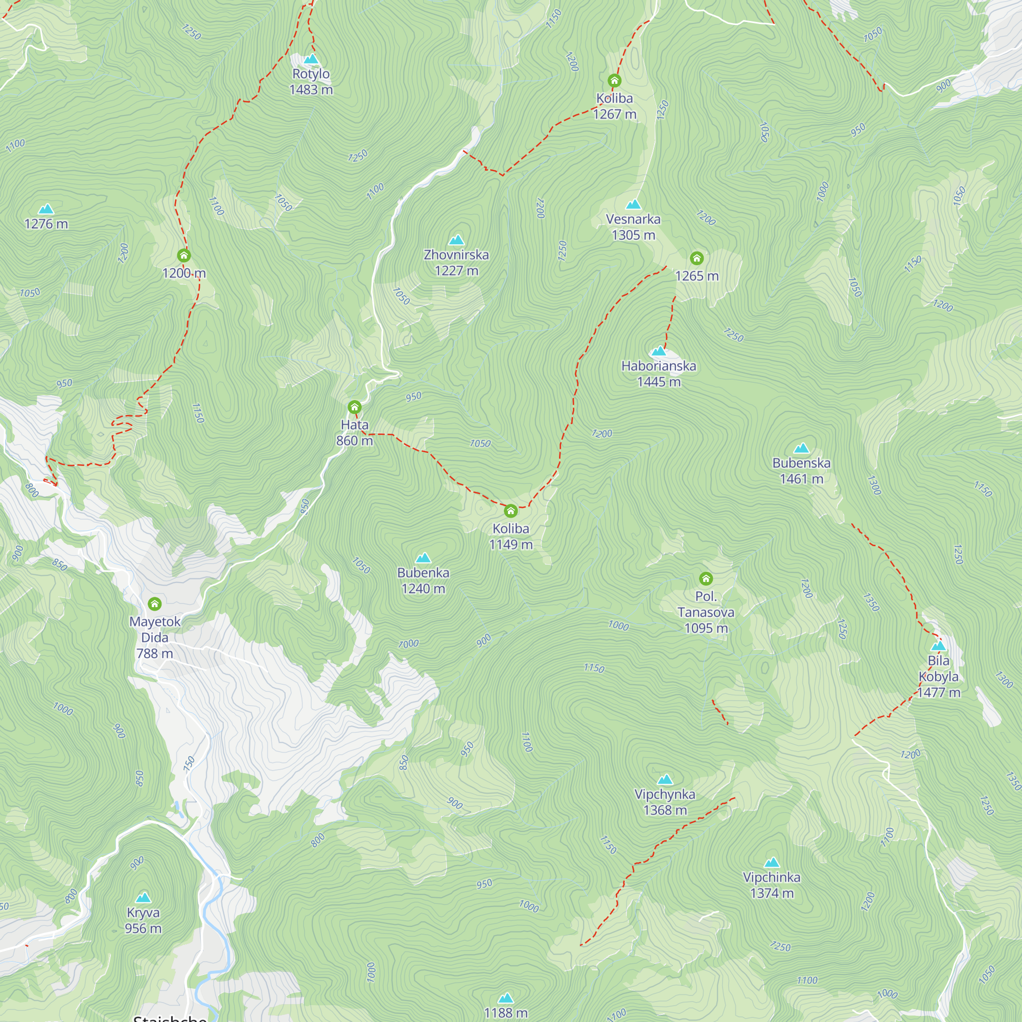 Koliba map