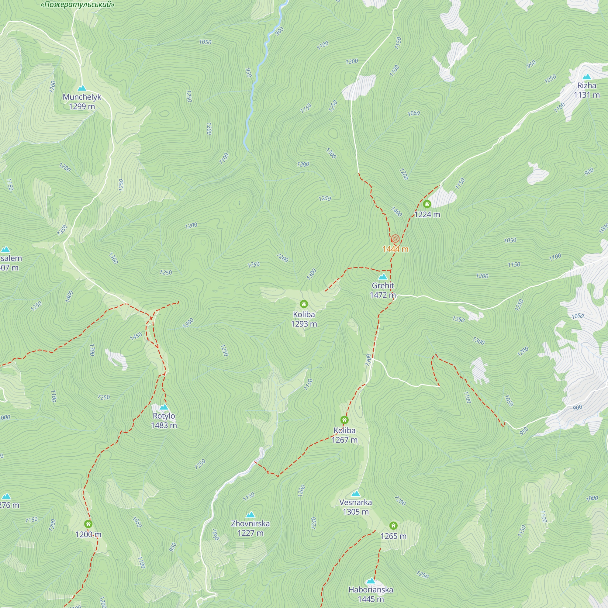 Koliba map