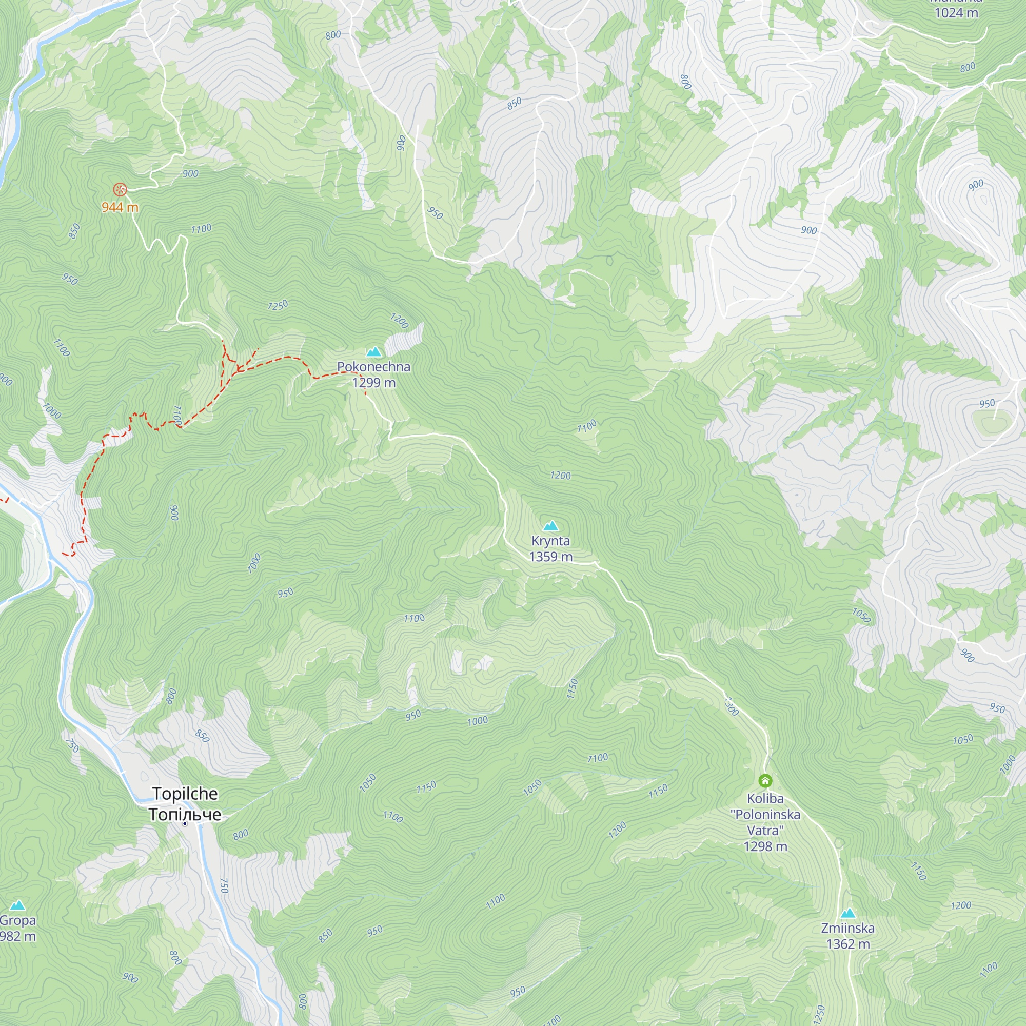 Koliba "Poloninska Vatra" map