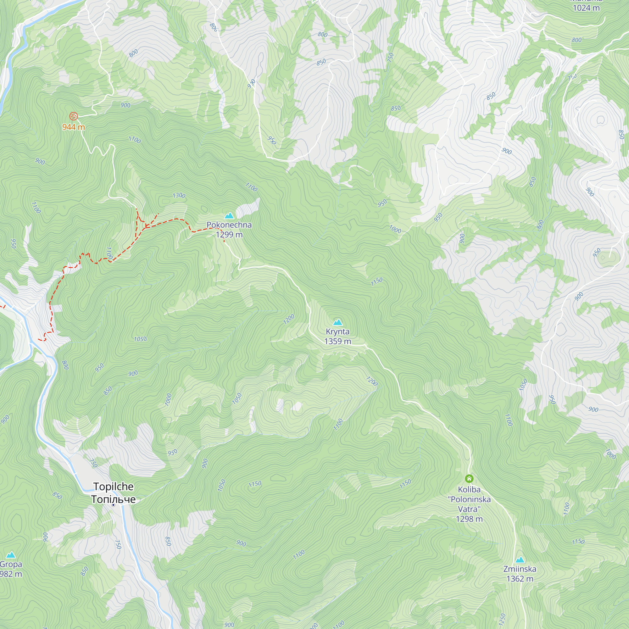 Koliba "Poloninska Vatra" map