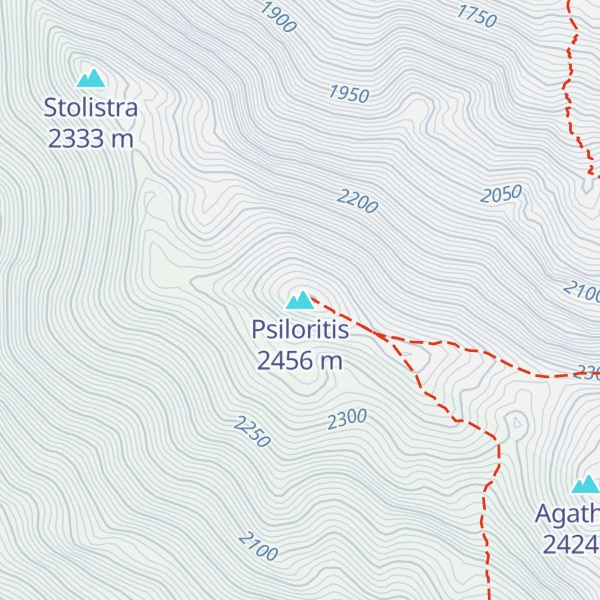 Map of Psiloritis