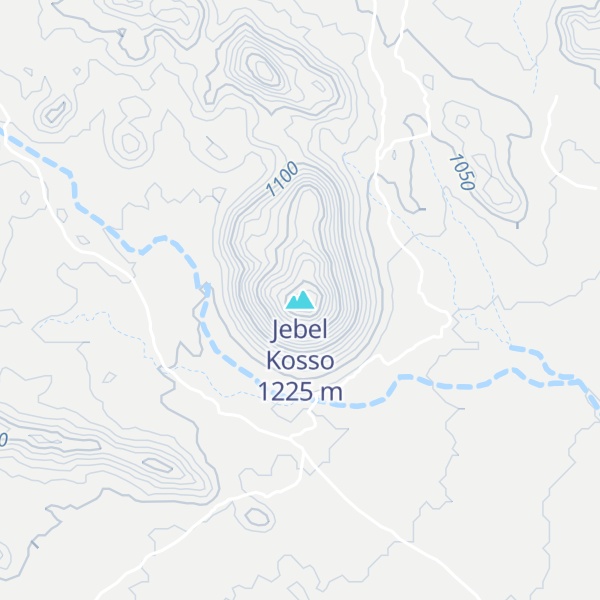 Map of Jebel Kosso
