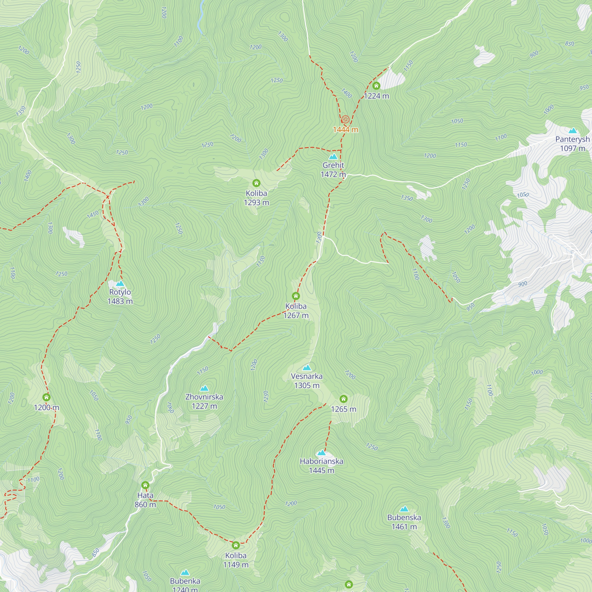 Koliba map