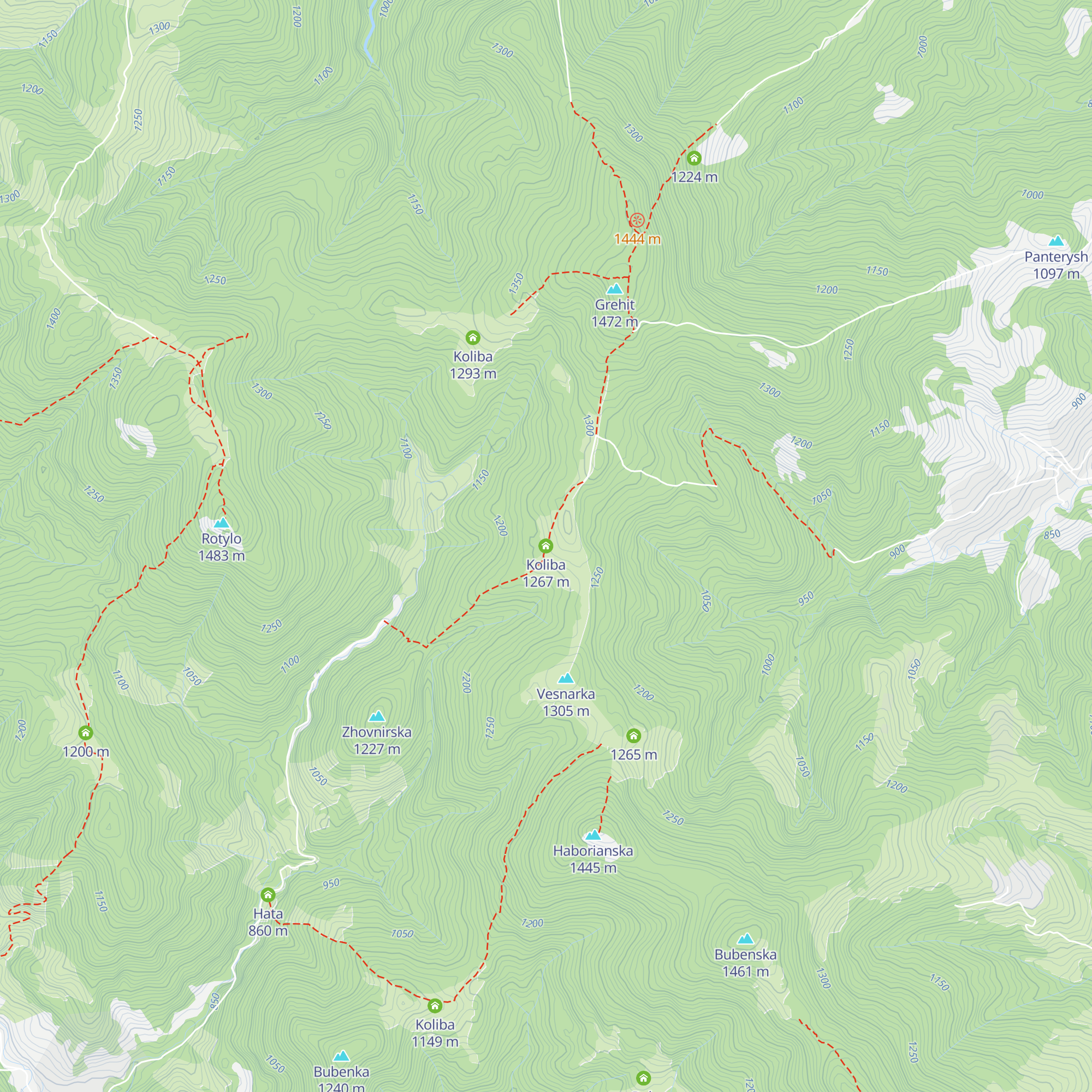 Koliba map