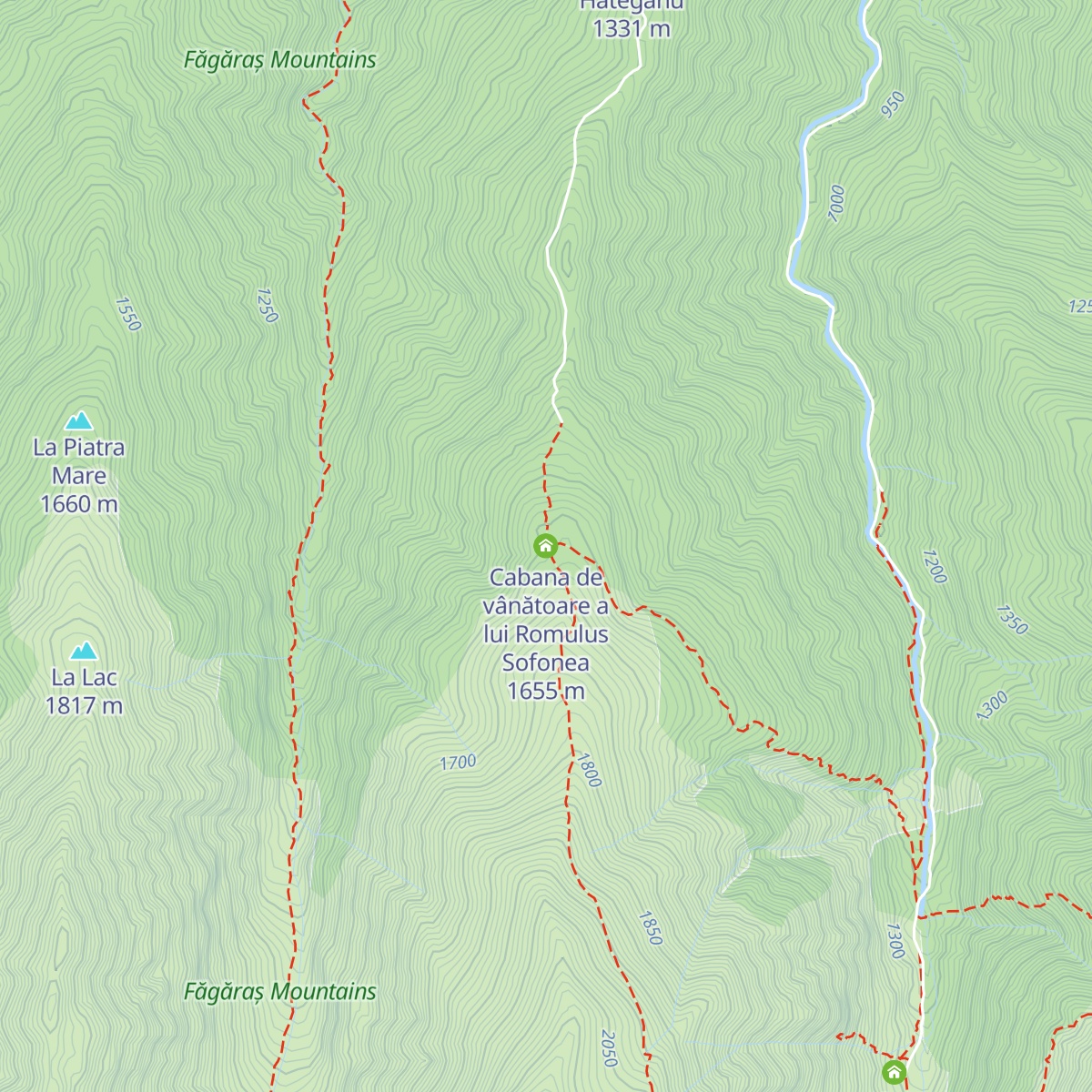 Cabana de vânătoare a lui Romulus Sofonea map
