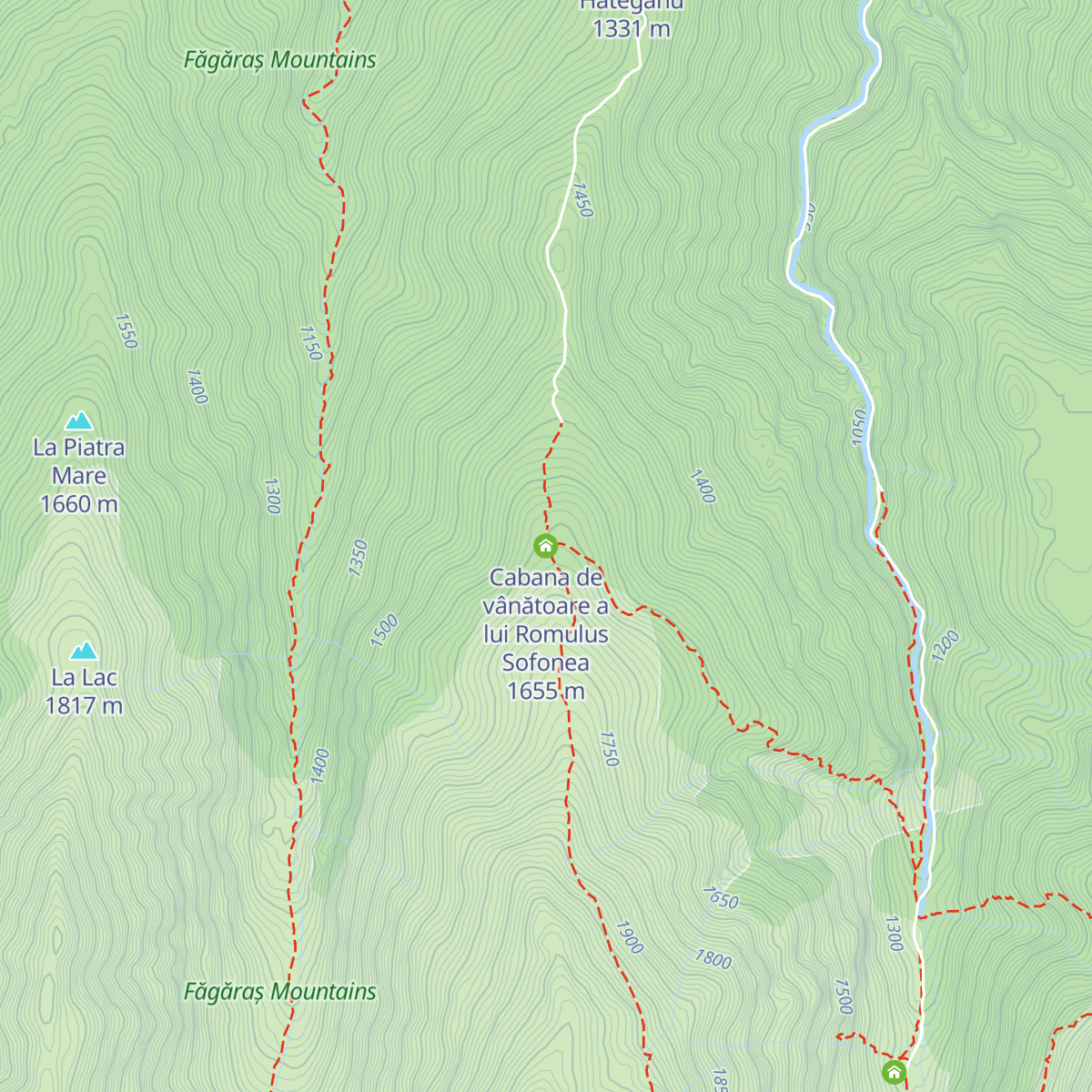 Cabana de vânătoare a lui Romulus Sofonea map