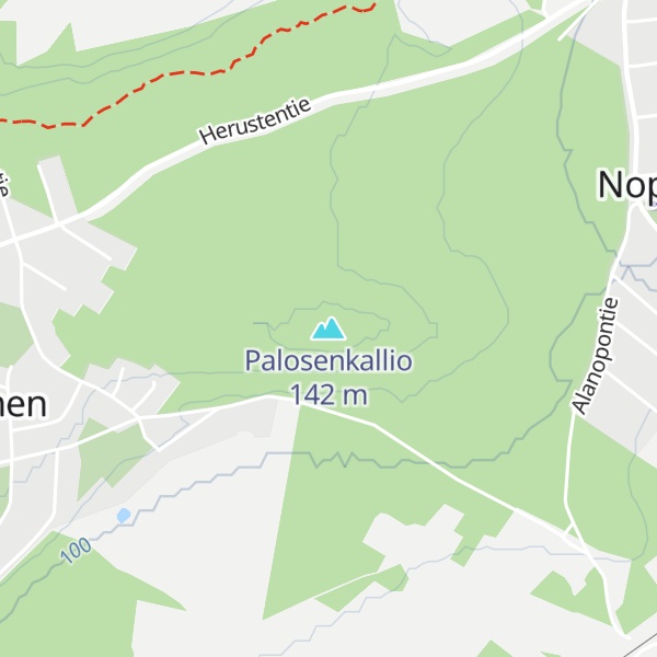 Map of Palosenkallio