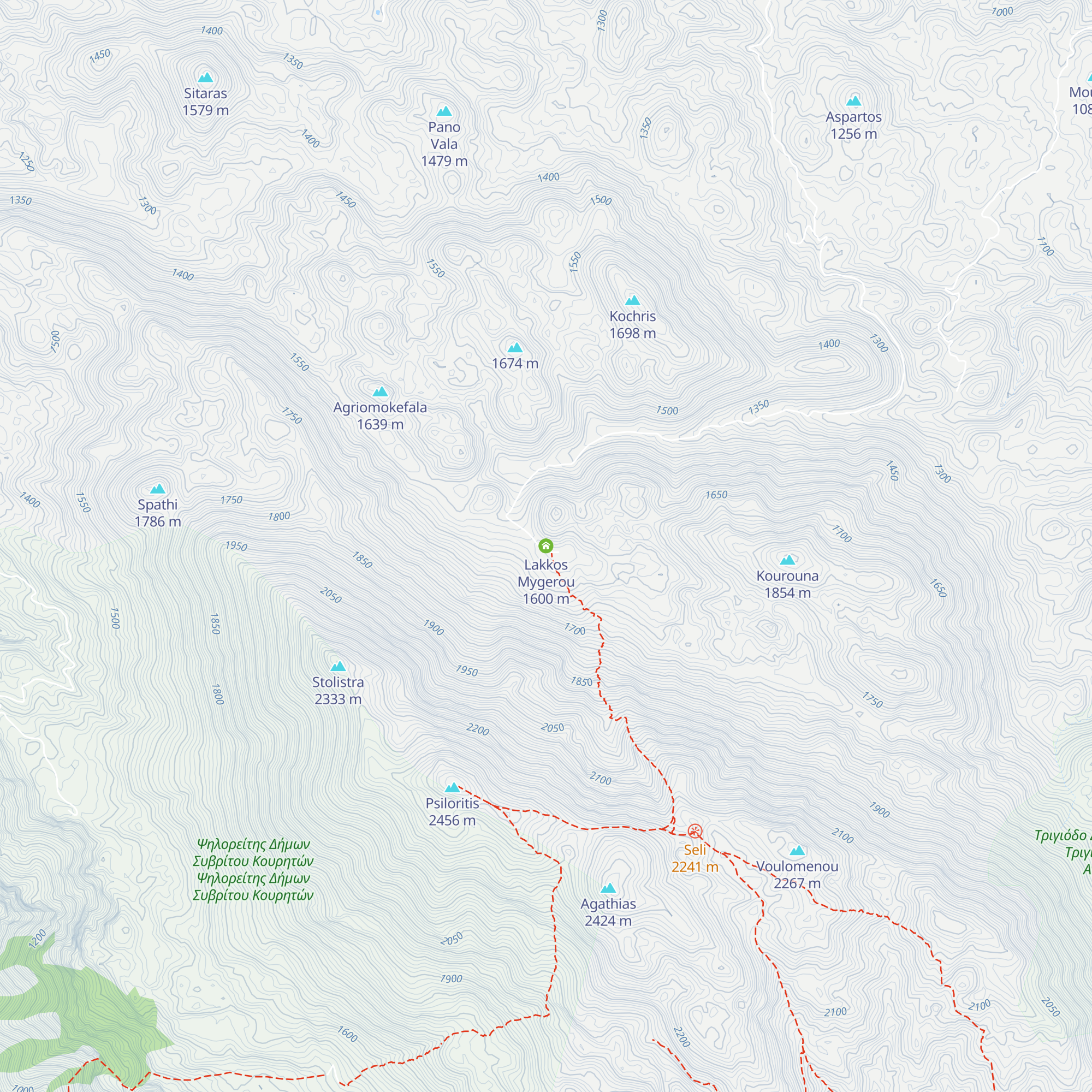 Lakkos Mygerou map