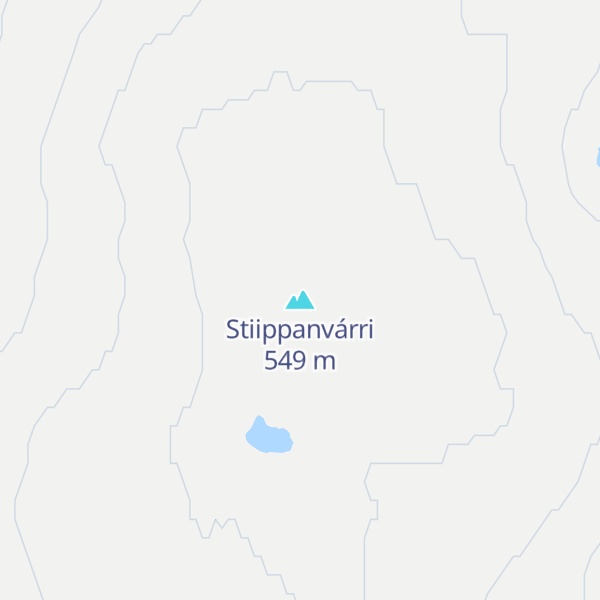 Map of Stiippanvárri