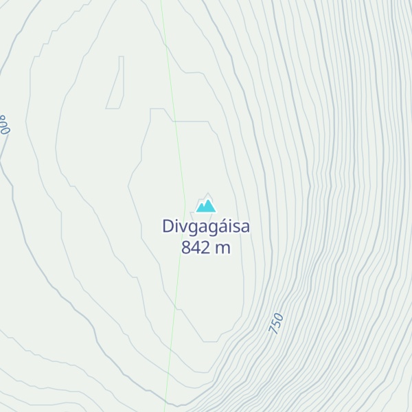 Map of Divgagáisa