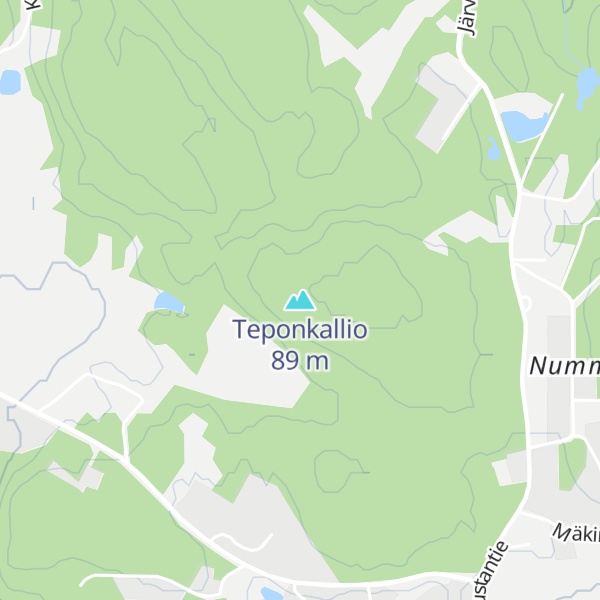 Map of Teponkallio