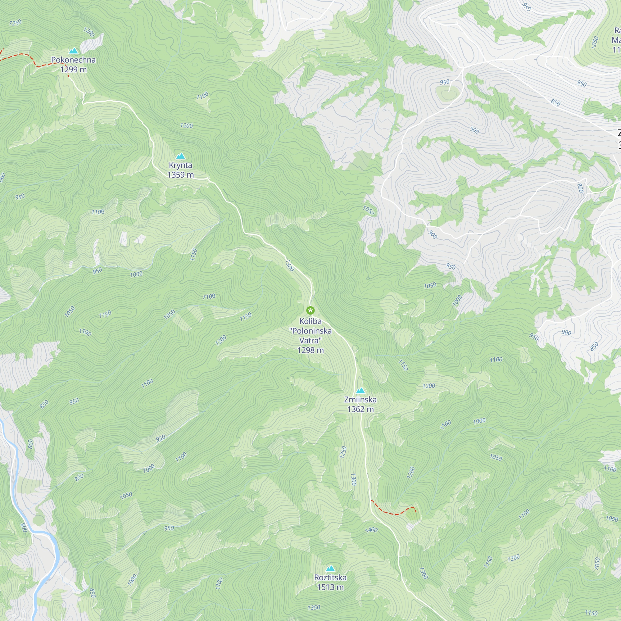 Koliba "Poloninska Vatra" map