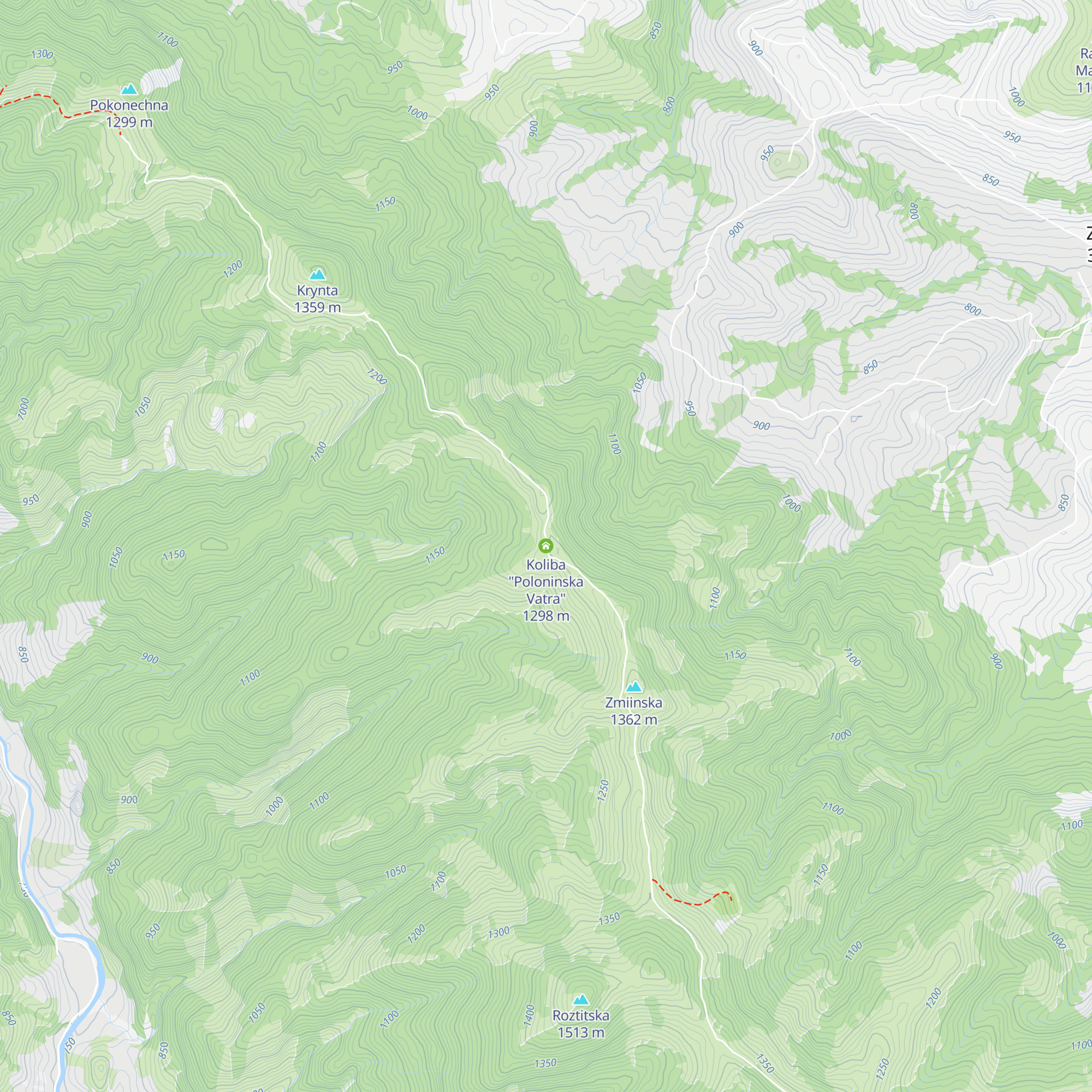 Koliba "Poloninska Vatra" map