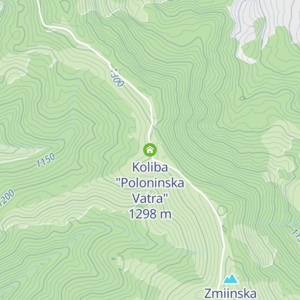 Map of Koliba "Poloninska Vatra"