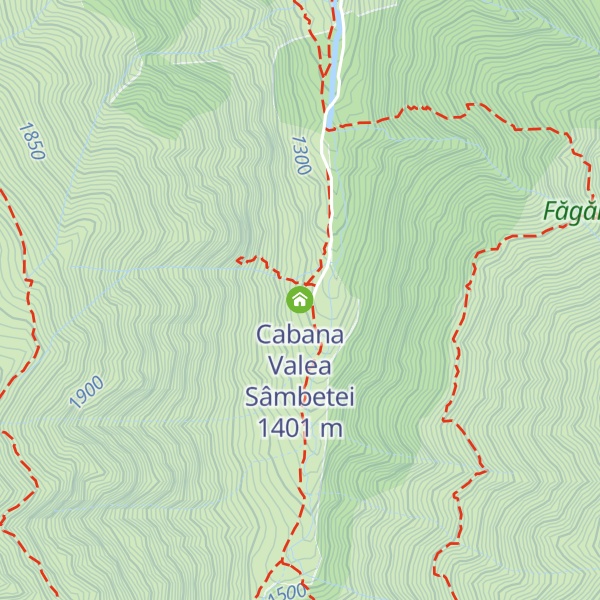 Map of Cabana Valea Sâmbetei