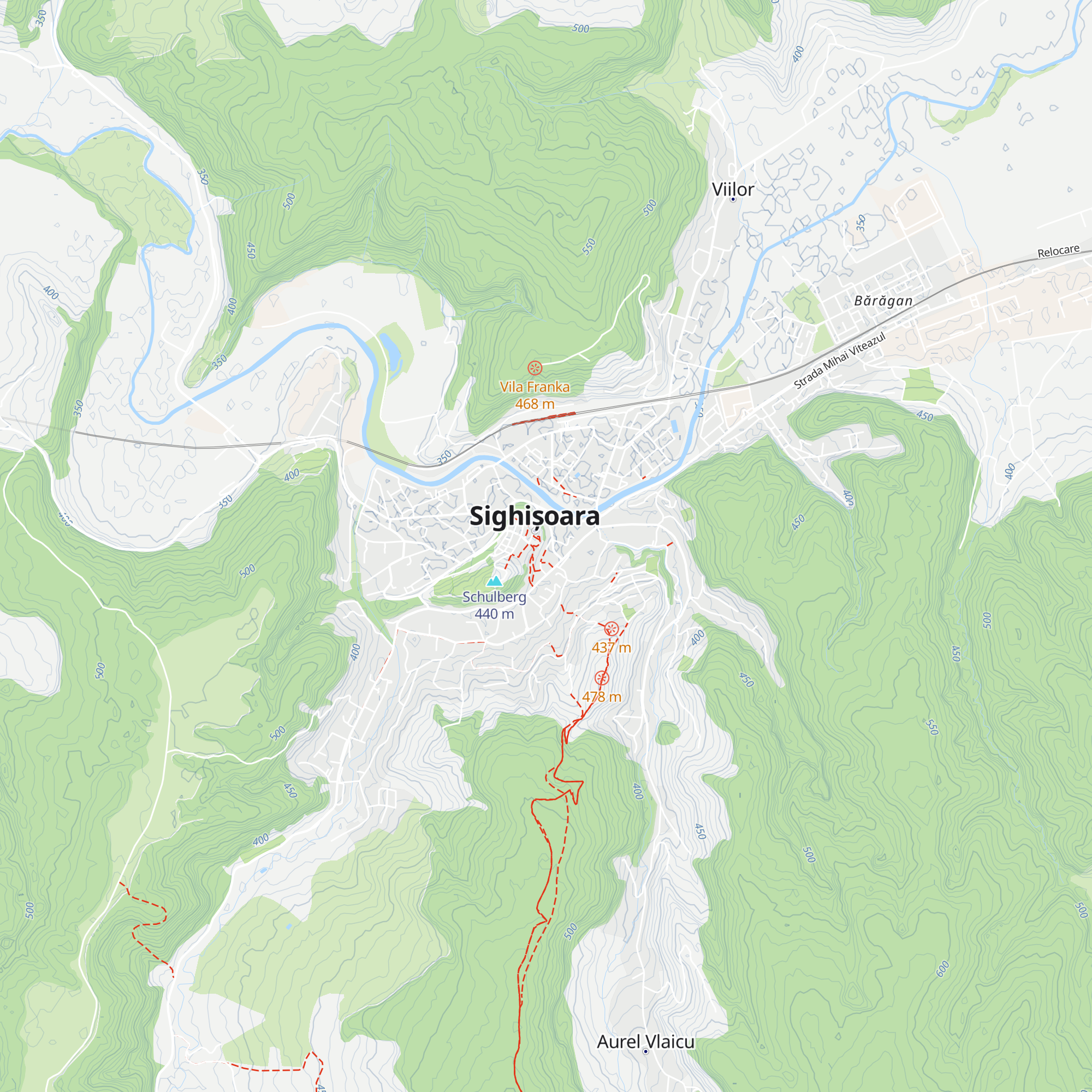 Tourist information map