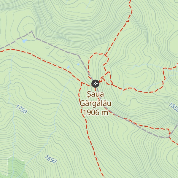 Map of Refugiul Gărgălău
