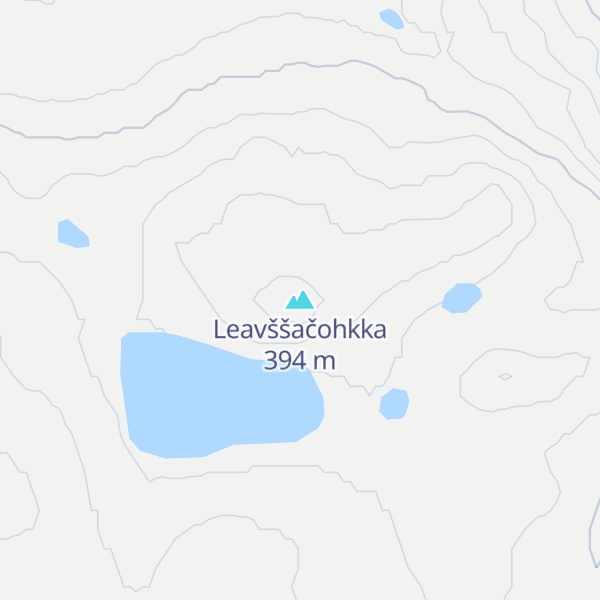 Map of Leavššačohkka