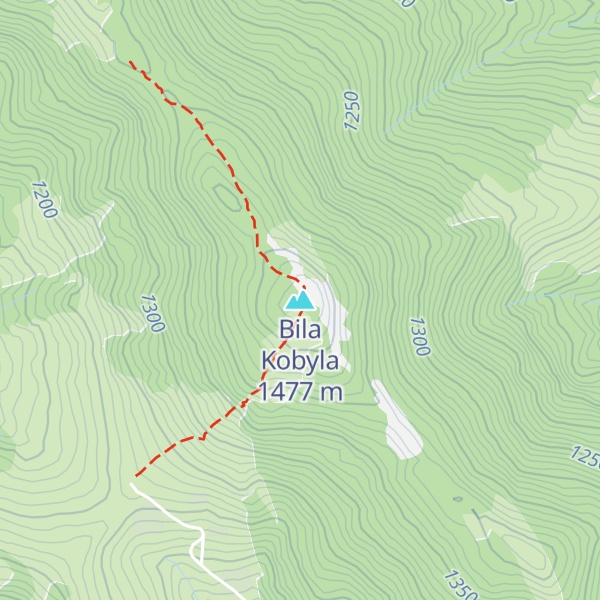Map of Bila Kobyla