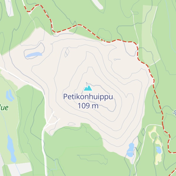 Map of Petikonhuippu