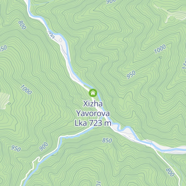 Map of Xizha Yavorova Lka