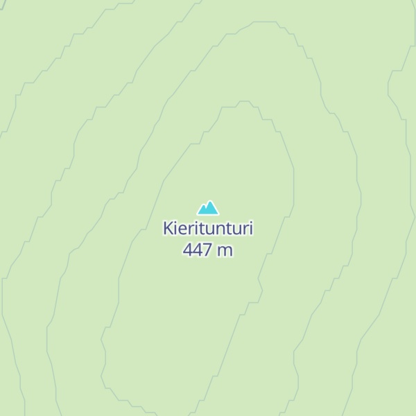 Map of Kieritunturi