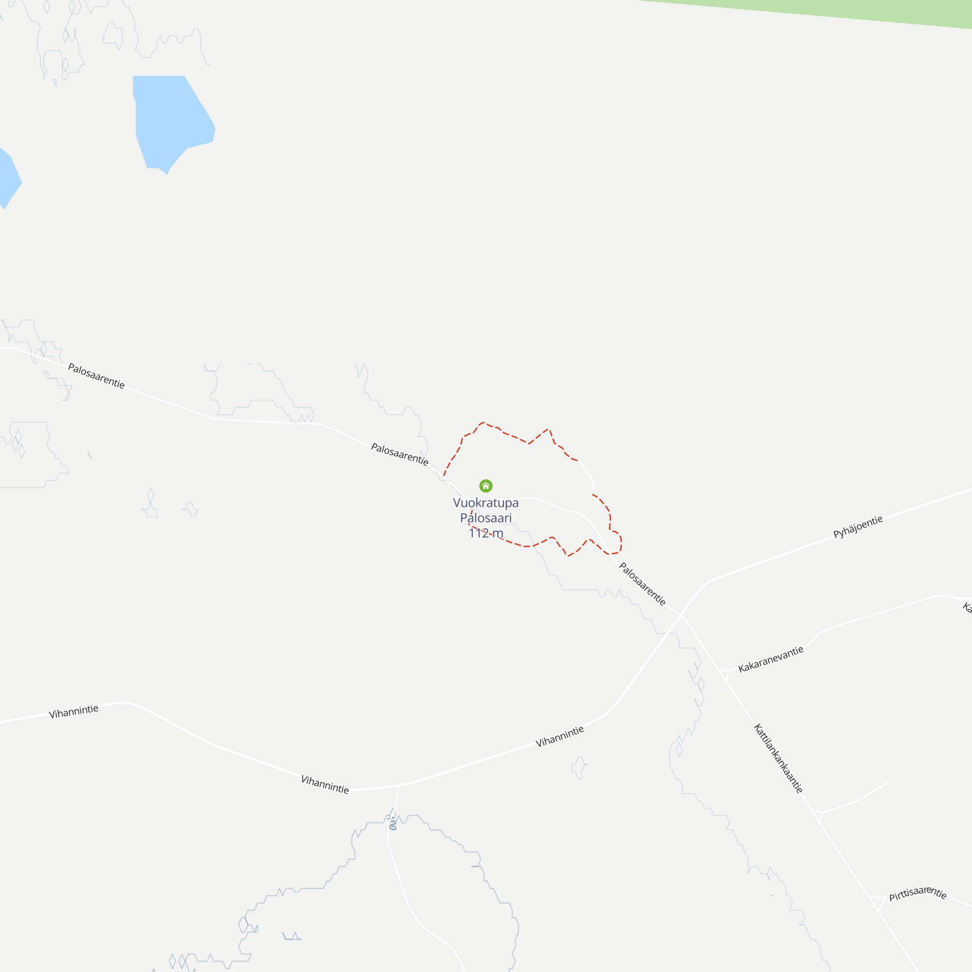 Vuokratupa Palosaari map