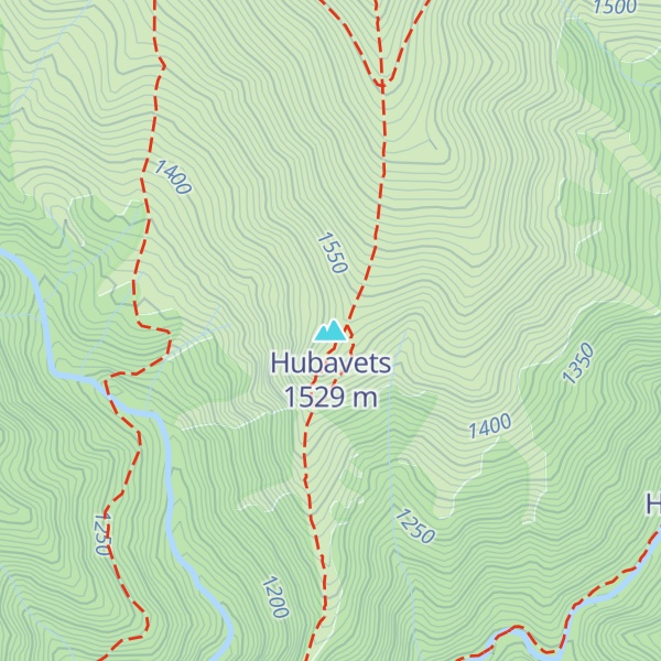 Map of Hubavets