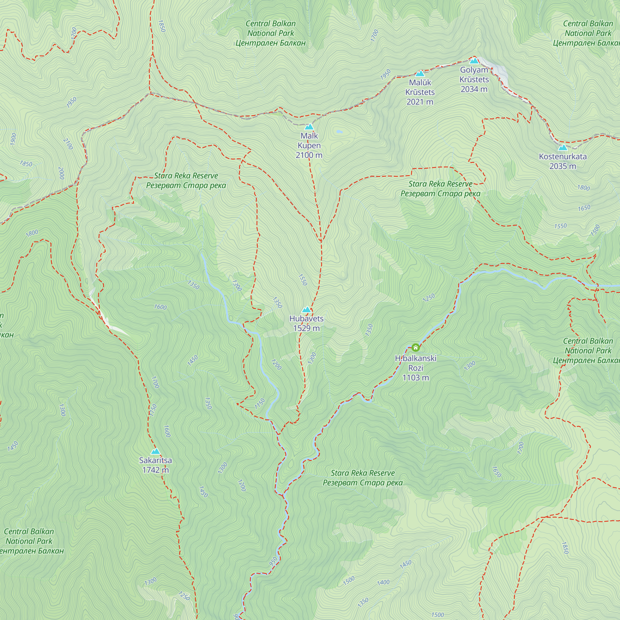 Zaslon map