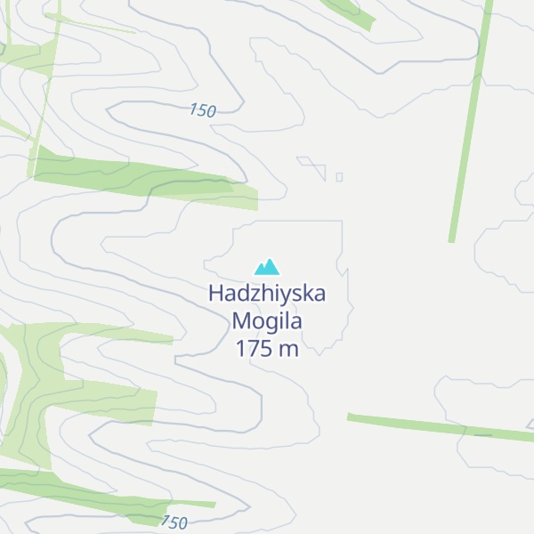 Map of Hadzhiyska Mogila