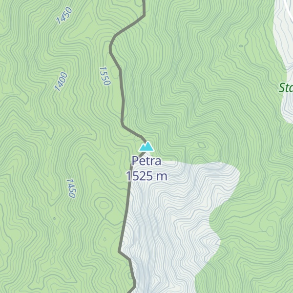 Map of Petra