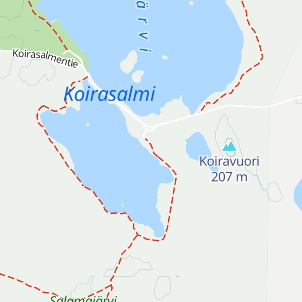 Map of Koirasalmen vuokra-kota