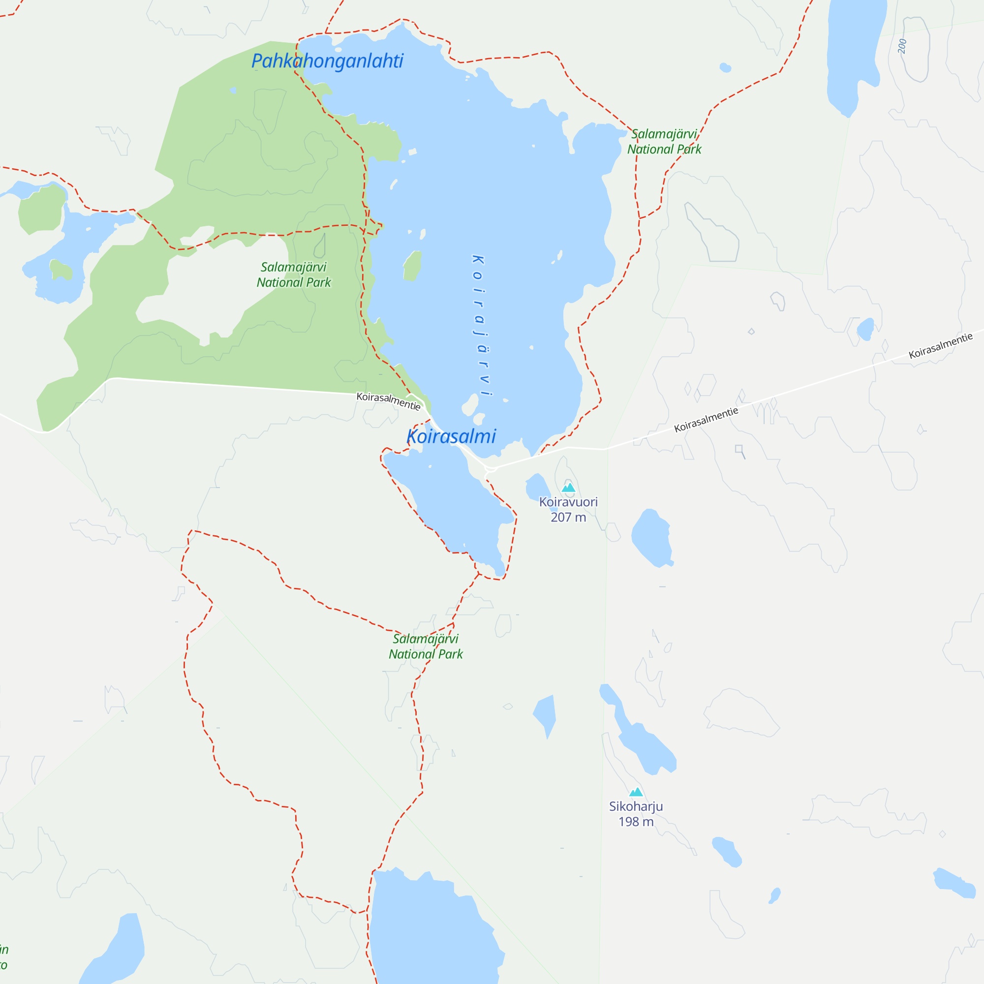 Koirasalmen vuokra-kota map