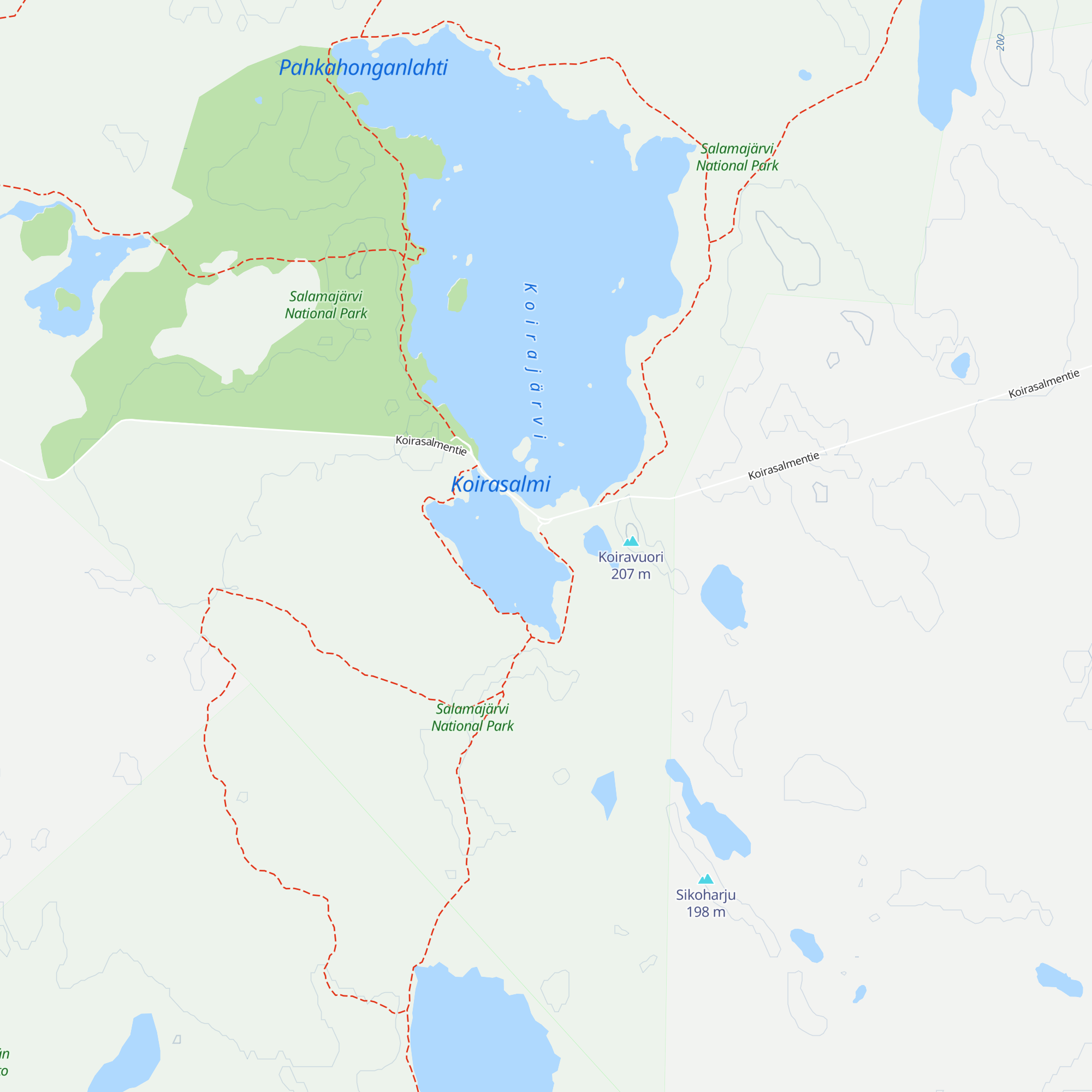 Koirasalmen vuokra-kota map