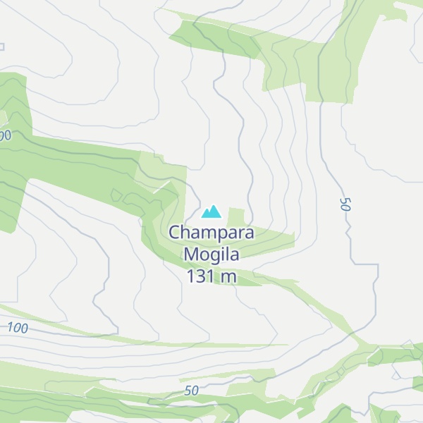 Map of Champara Mogila