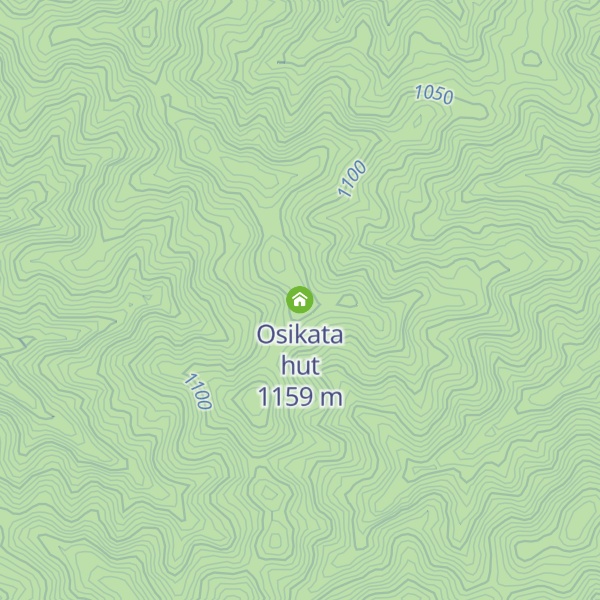 Map of Osikata hut