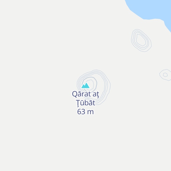 Map of Qārat aţ Ţūbāt