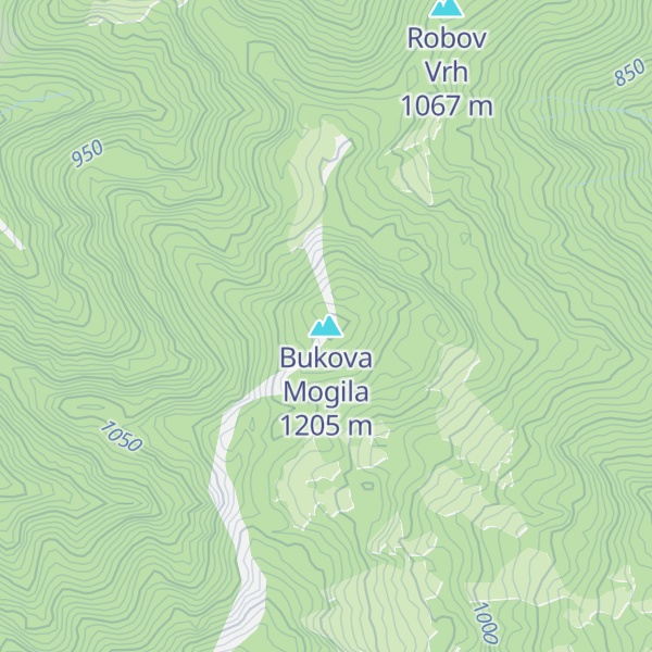 Map of Bukova Mogila