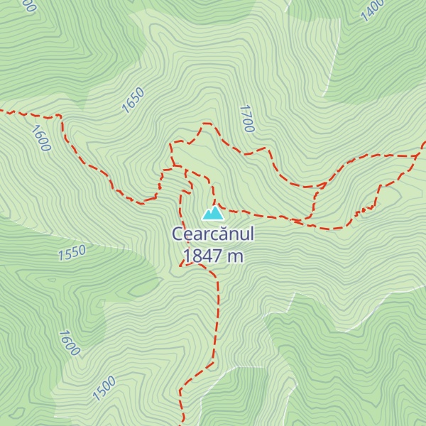Map of Cearcănul