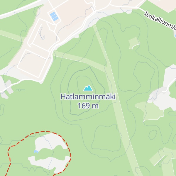 Map of Hatlamminmäki