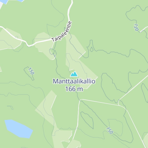 Map of Manttaalikallio
