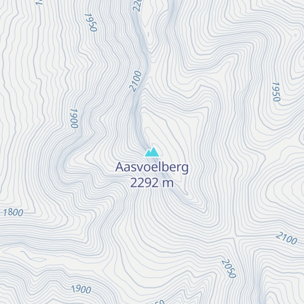 Map of Aasvoelberg