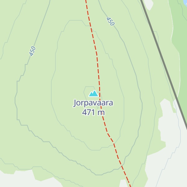 Map of Jorpavaara