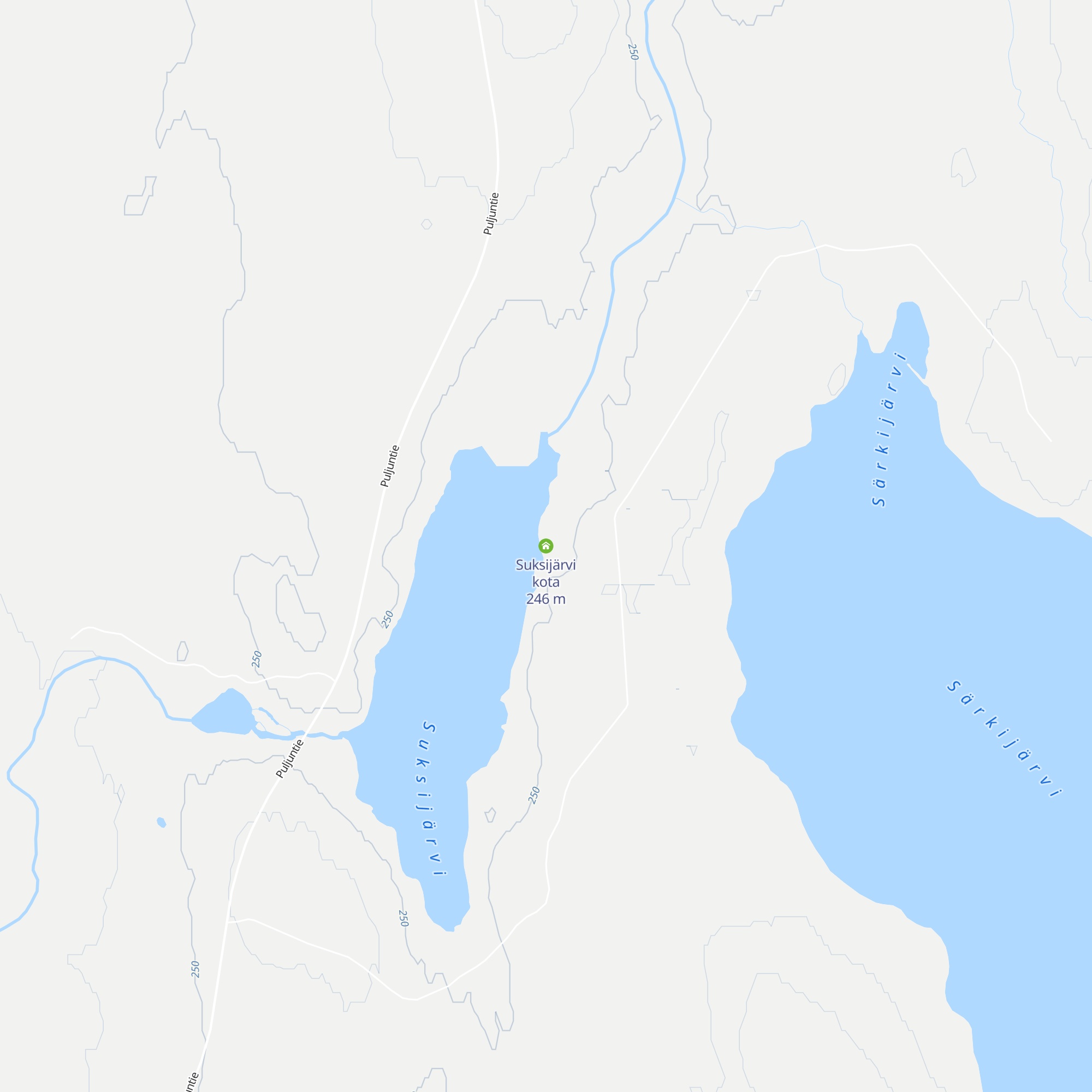 Suksijärvi kota map