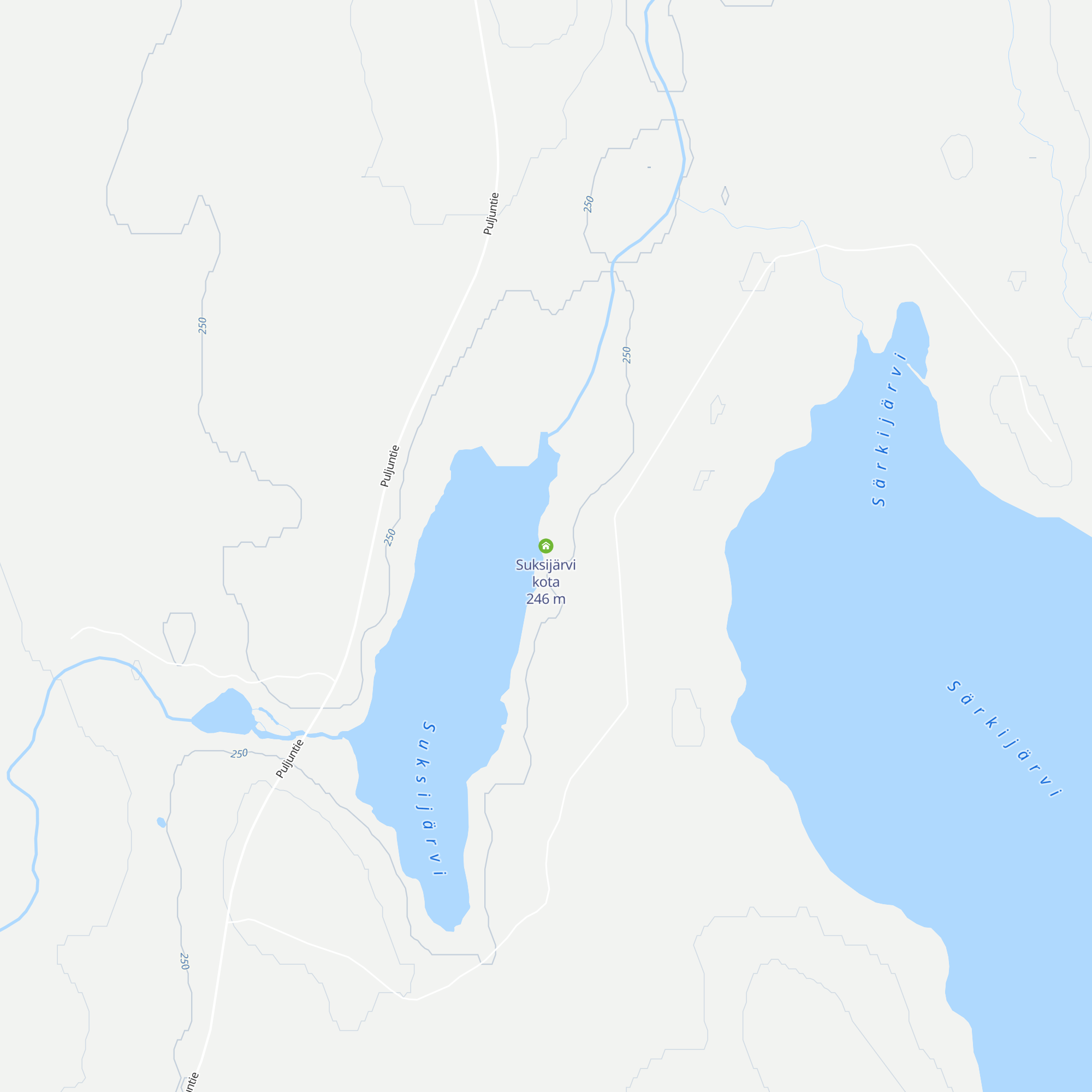 Suksijärvi kota map