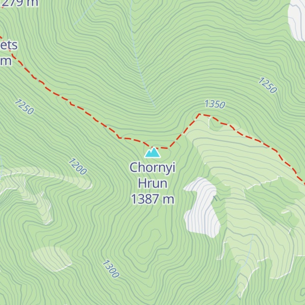 Map of Chornyi Hrun
