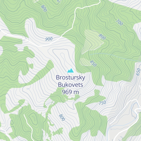 Map of Brostursky Bukovets