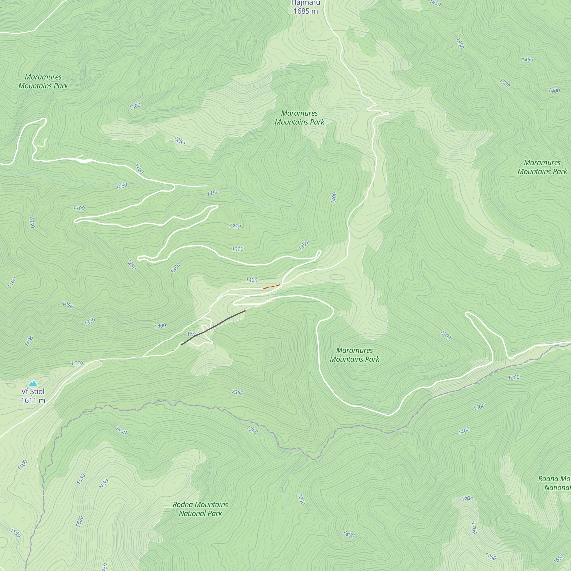 Cabana Dacilor map