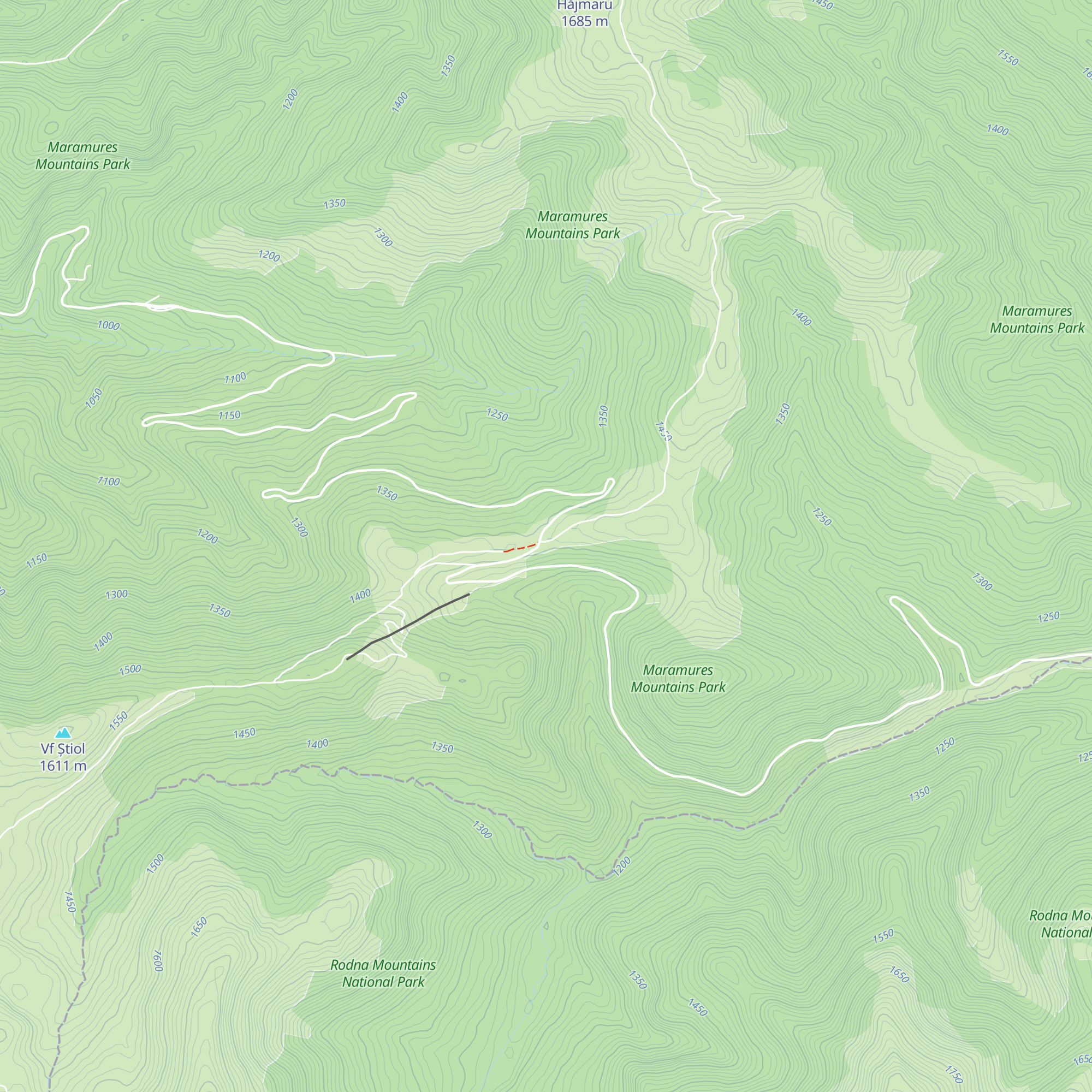 Cabana Dacilor map