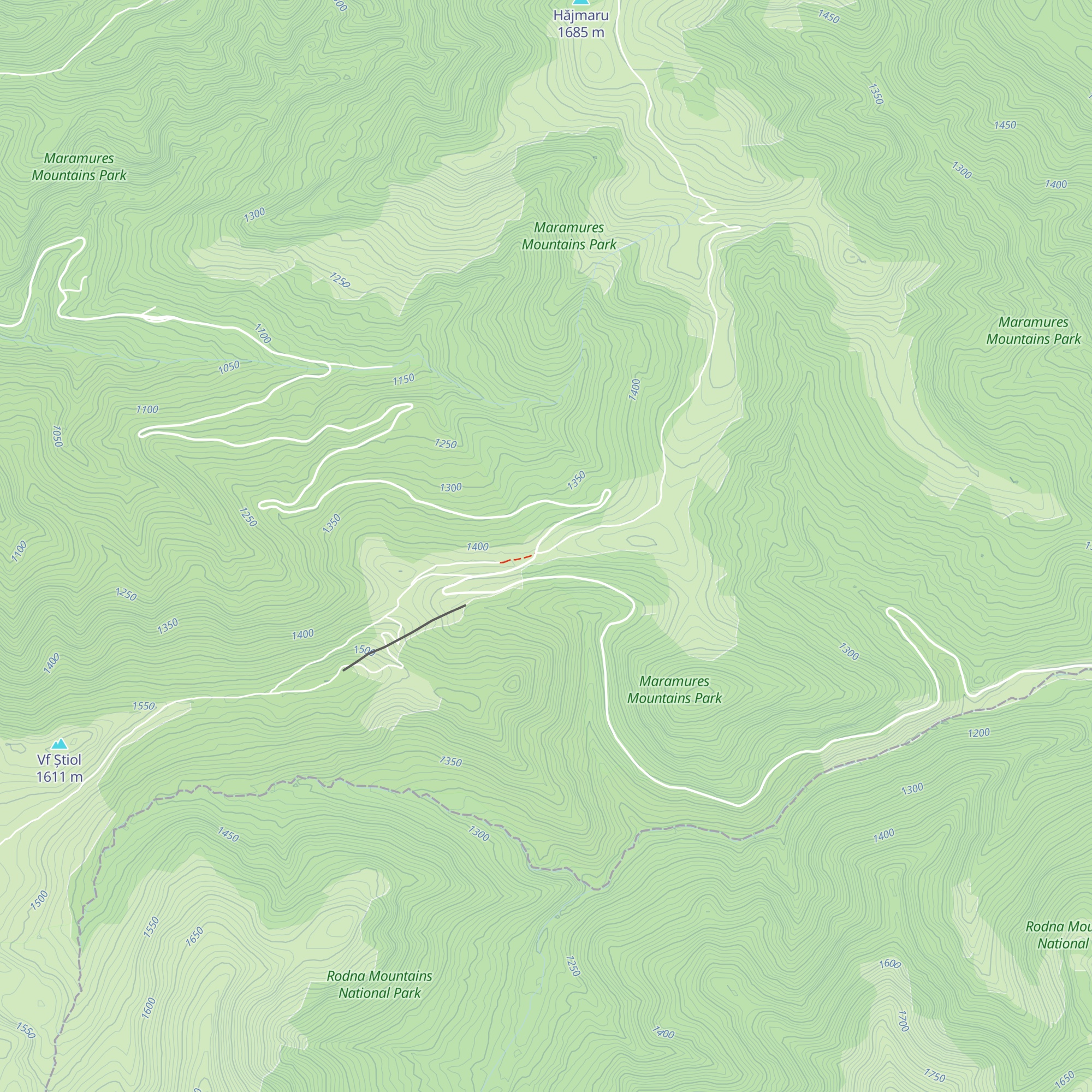 Cabana Alpina map